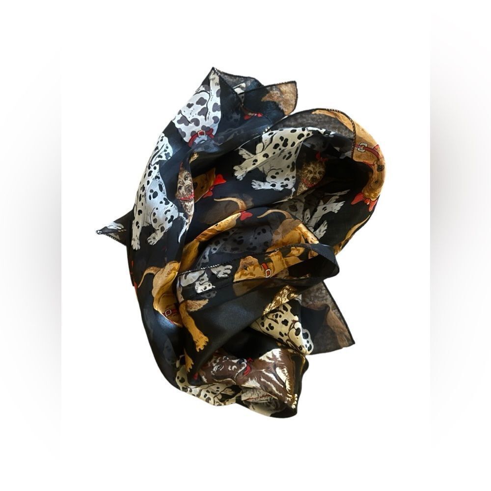 Adorable Vintage Dog Variety Scarf